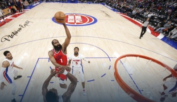 3G配资 NBA-康宁汉姆32+9+7 哈登18+12！活塞力克快船